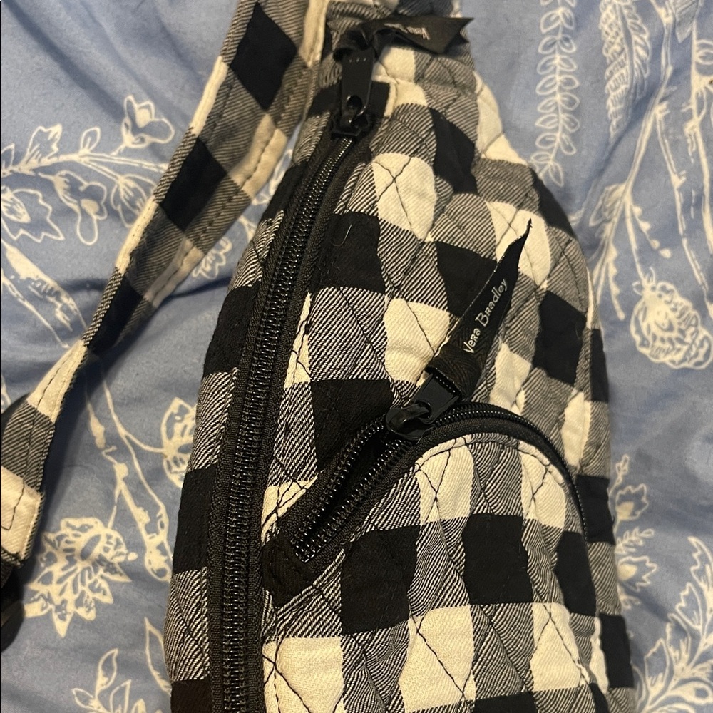 Vera Bradley Black and Gray Checkered Belt Bag - Picture 4 of 4